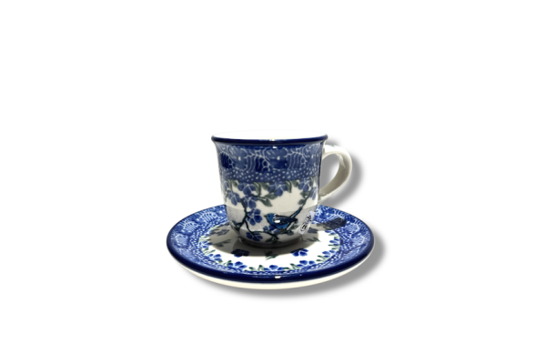 B10 Bunzlau Espresso mokje met schotel 1935X 70ml B10 Tulp Espresso Kop & Schotel 70 ml